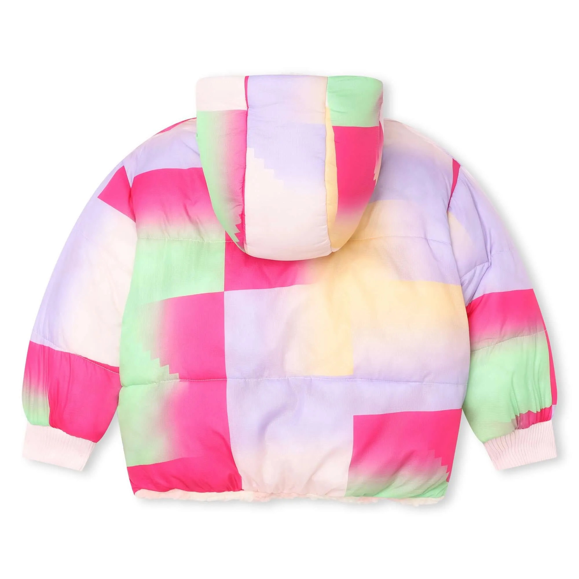 Girls Reversible Maze Print Coat