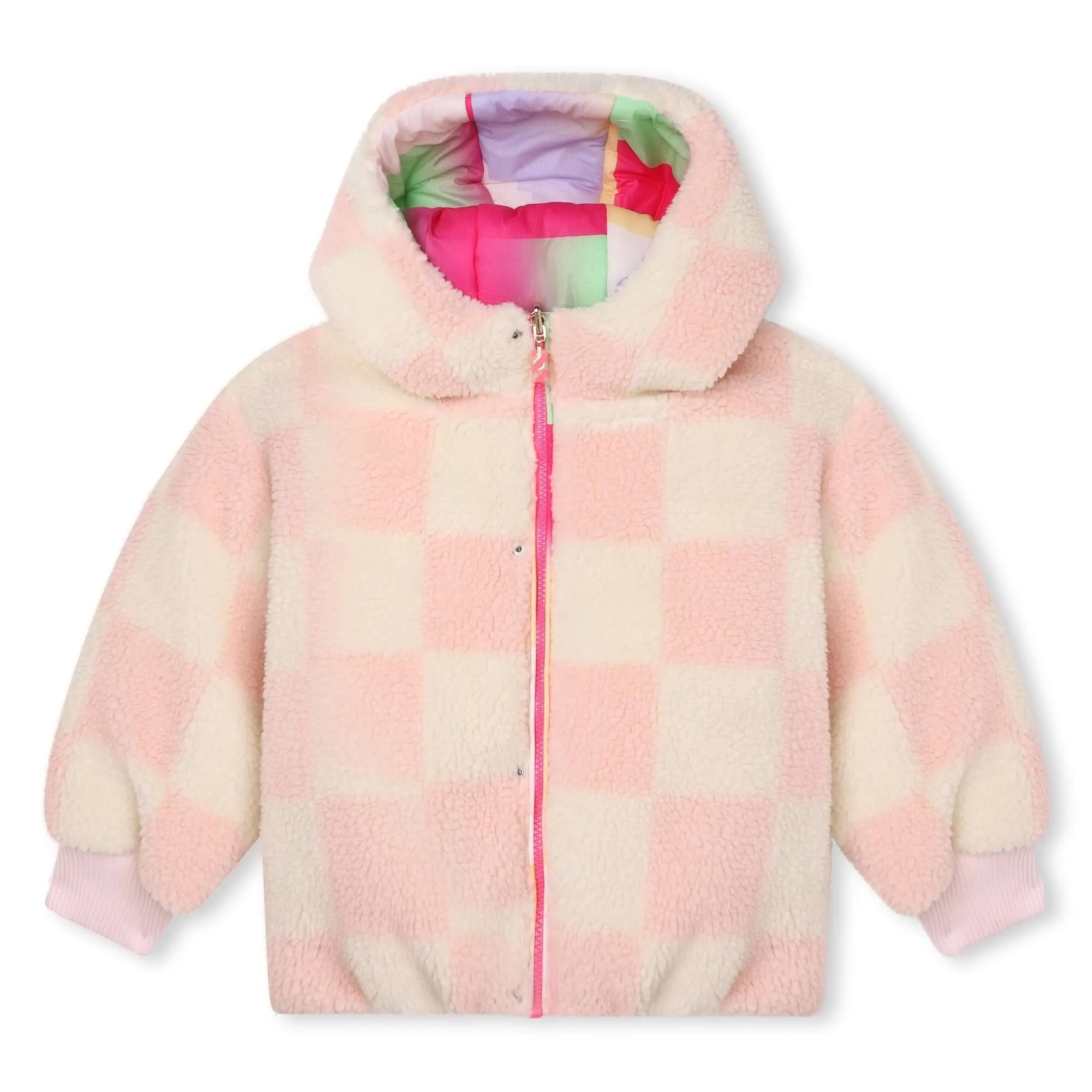 Girls Reversible Maze Print Coat