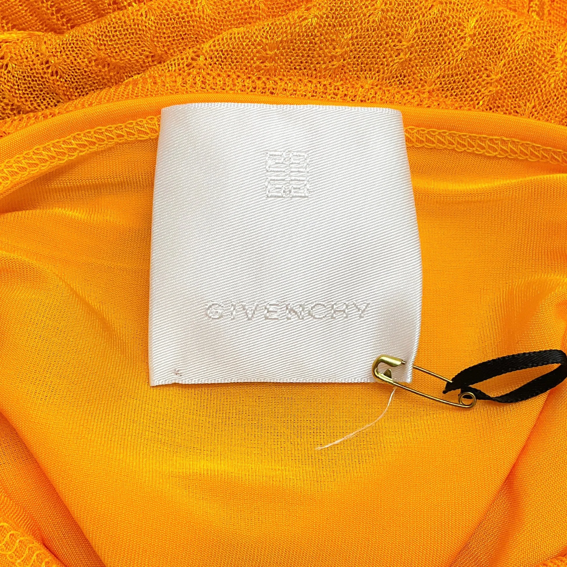 Givenchy Golden Yellow Knit Dress with Slip