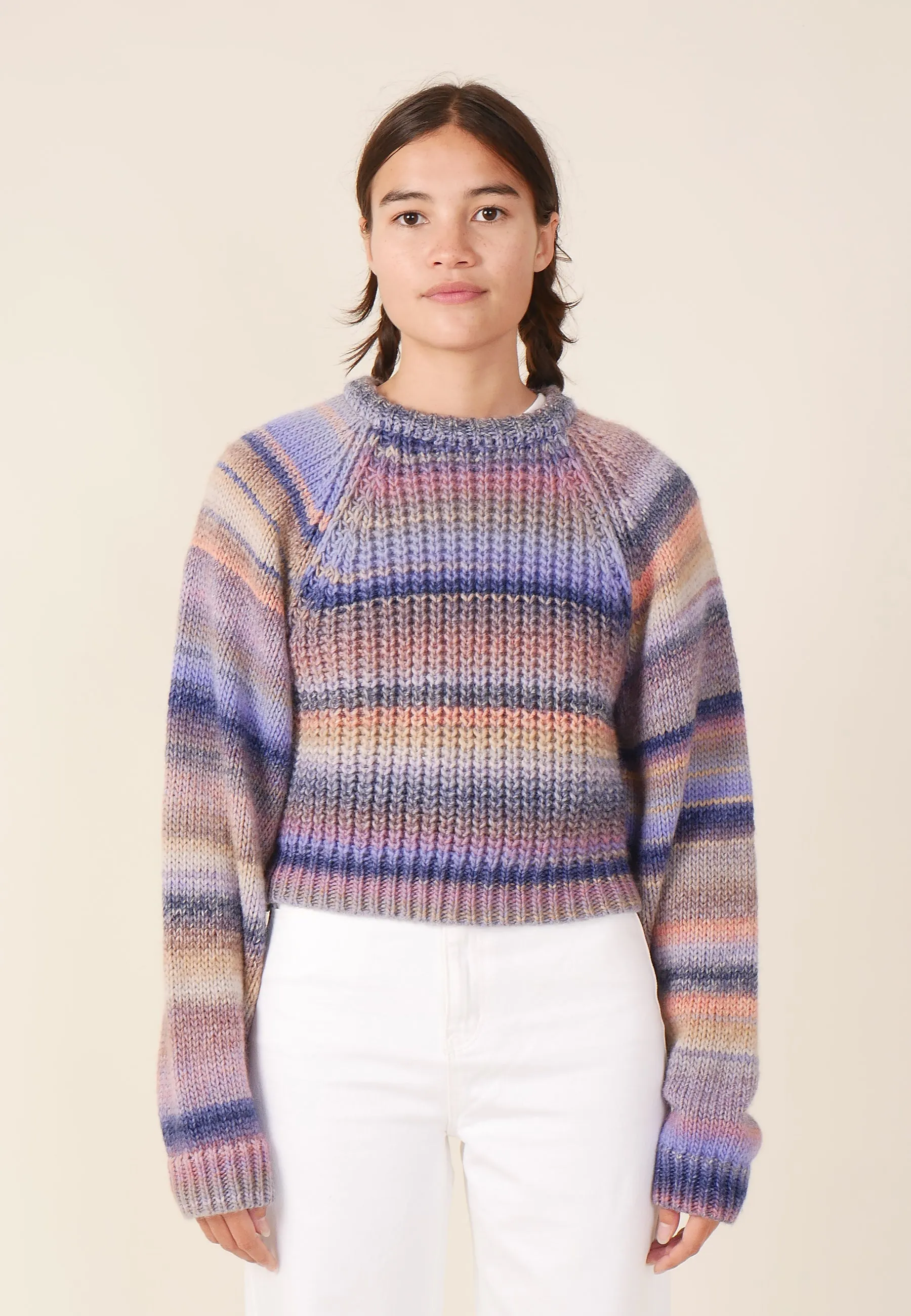 Glaze Knit Blouse - lilac glaze