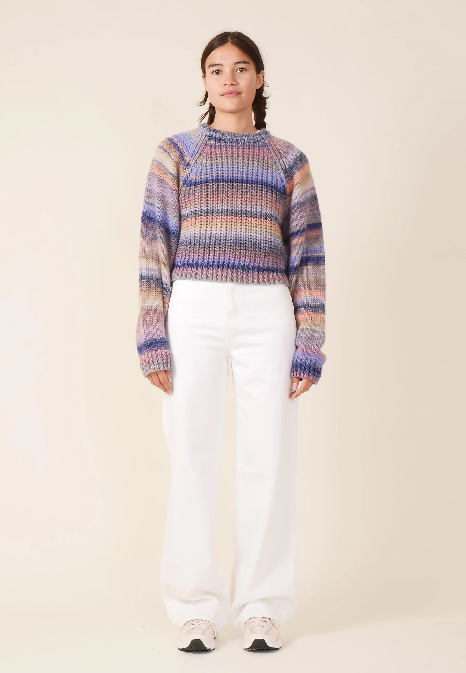 Glaze Knit Blouse - lilac glaze