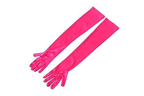 Gorgeously Colored Women’s Premium Long Satin Gloves