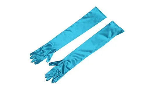 Gorgeously Colored Women’s Premium Long Satin Gloves