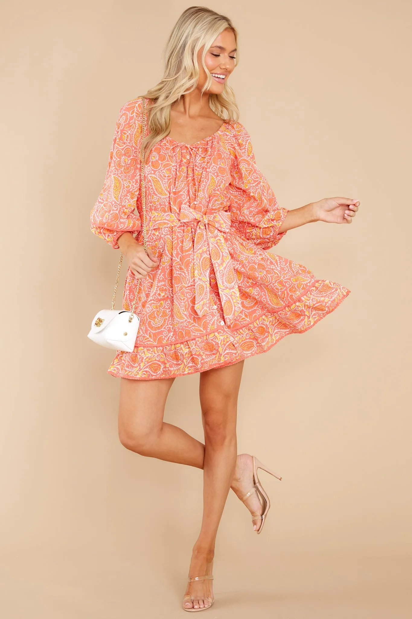 Grace Blossom Mini Dress