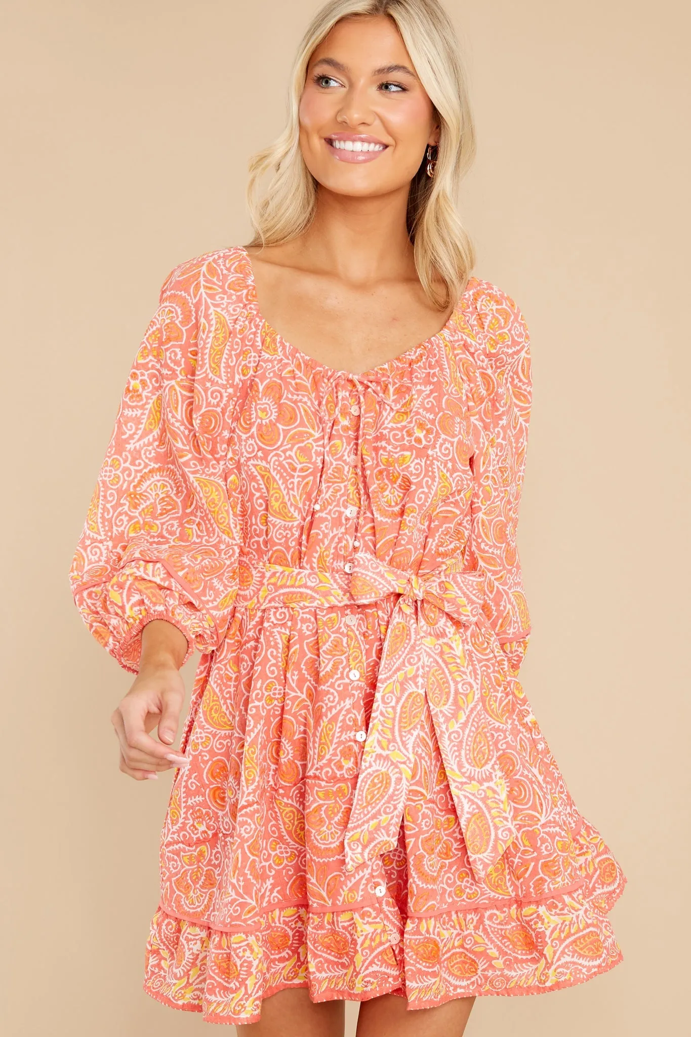 Grace Blossom Mini Dress