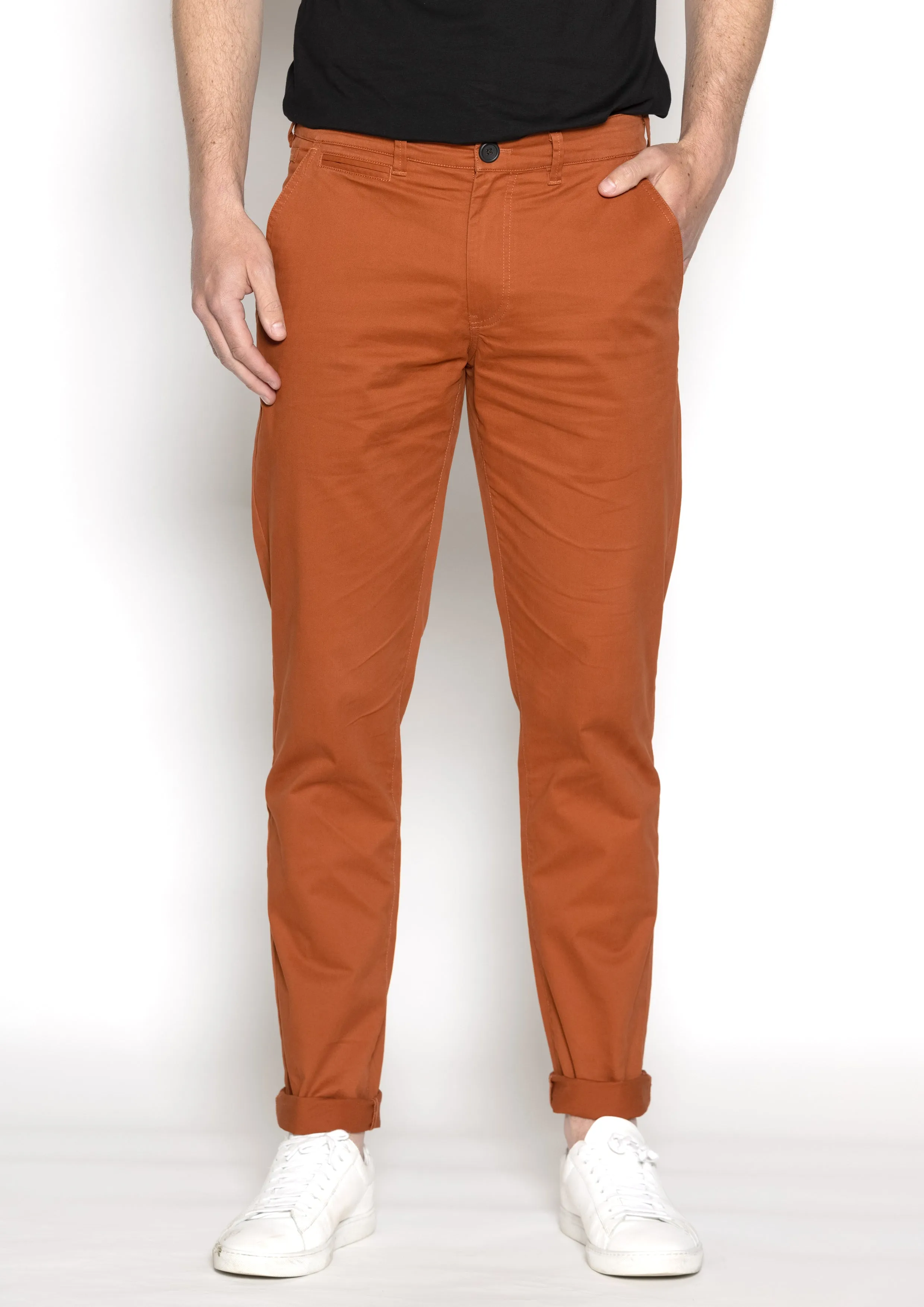 Hastin Brushed Cotton Chino: Embers