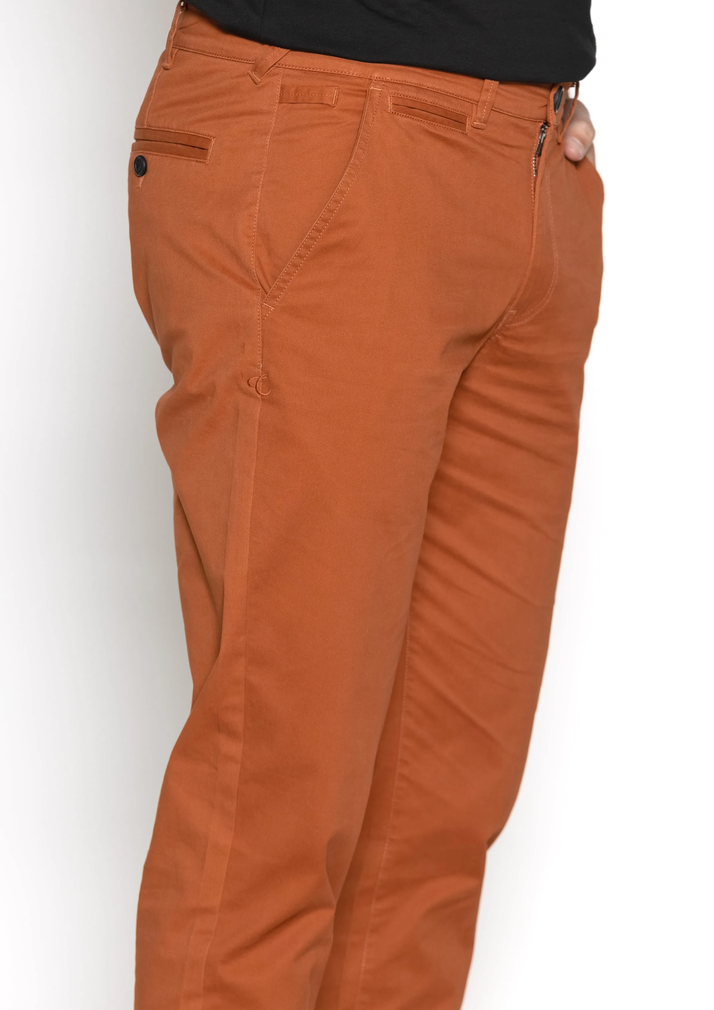 Hastin Brushed Cotton Chino: Embers