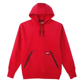 Heavy Duty Pullover Hoodie - Red M