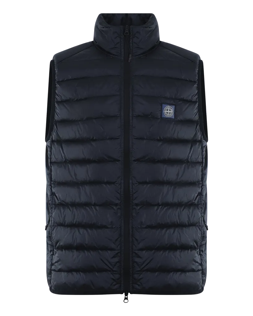 Heren Loom Woven Bodywarmer Blauw