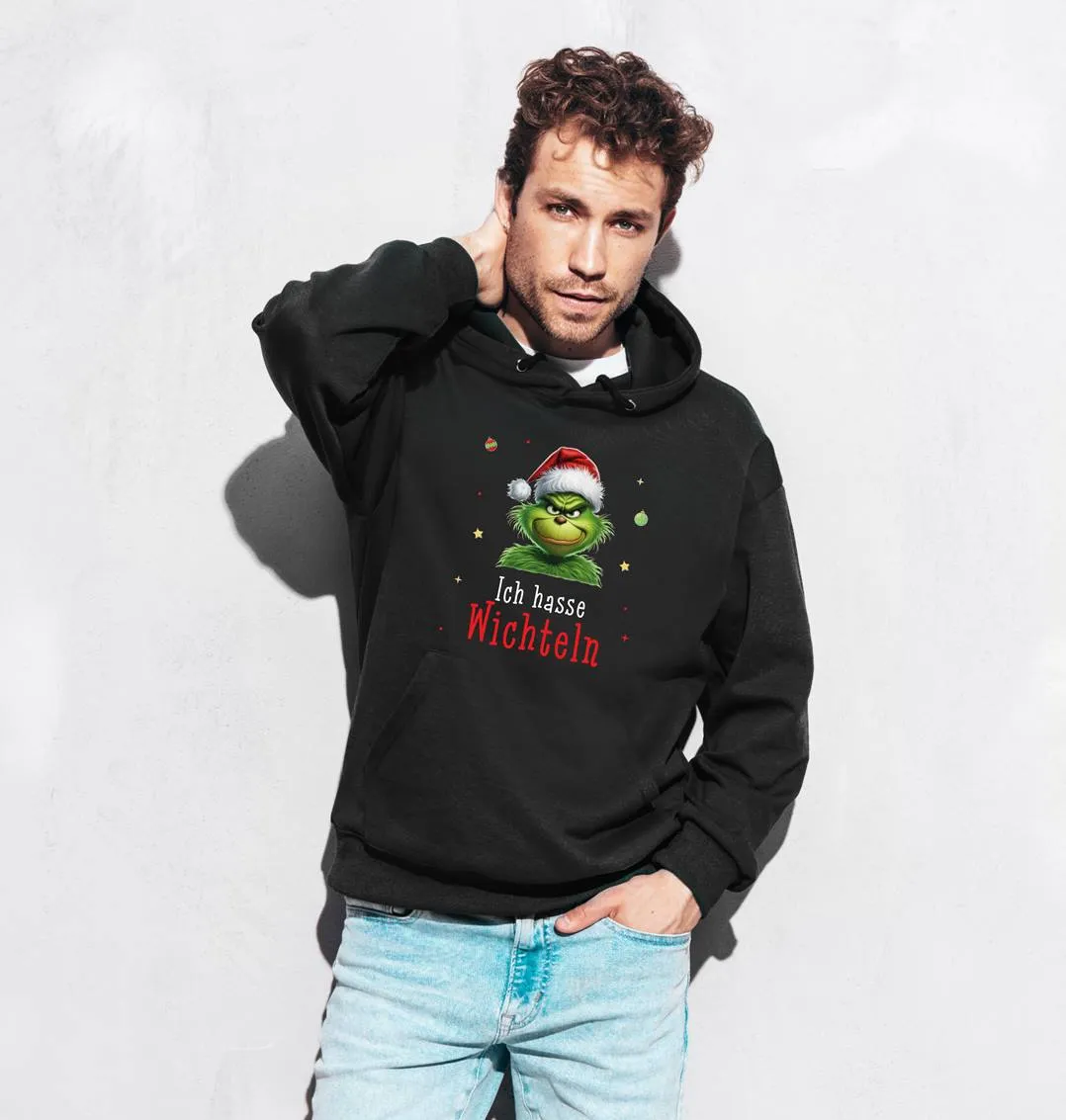 Hoodie - Grinch - Ich hasse Wichteln (CS)