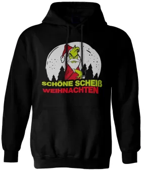 Hoodie - Grinch - Schöne scheiß Weihnachten