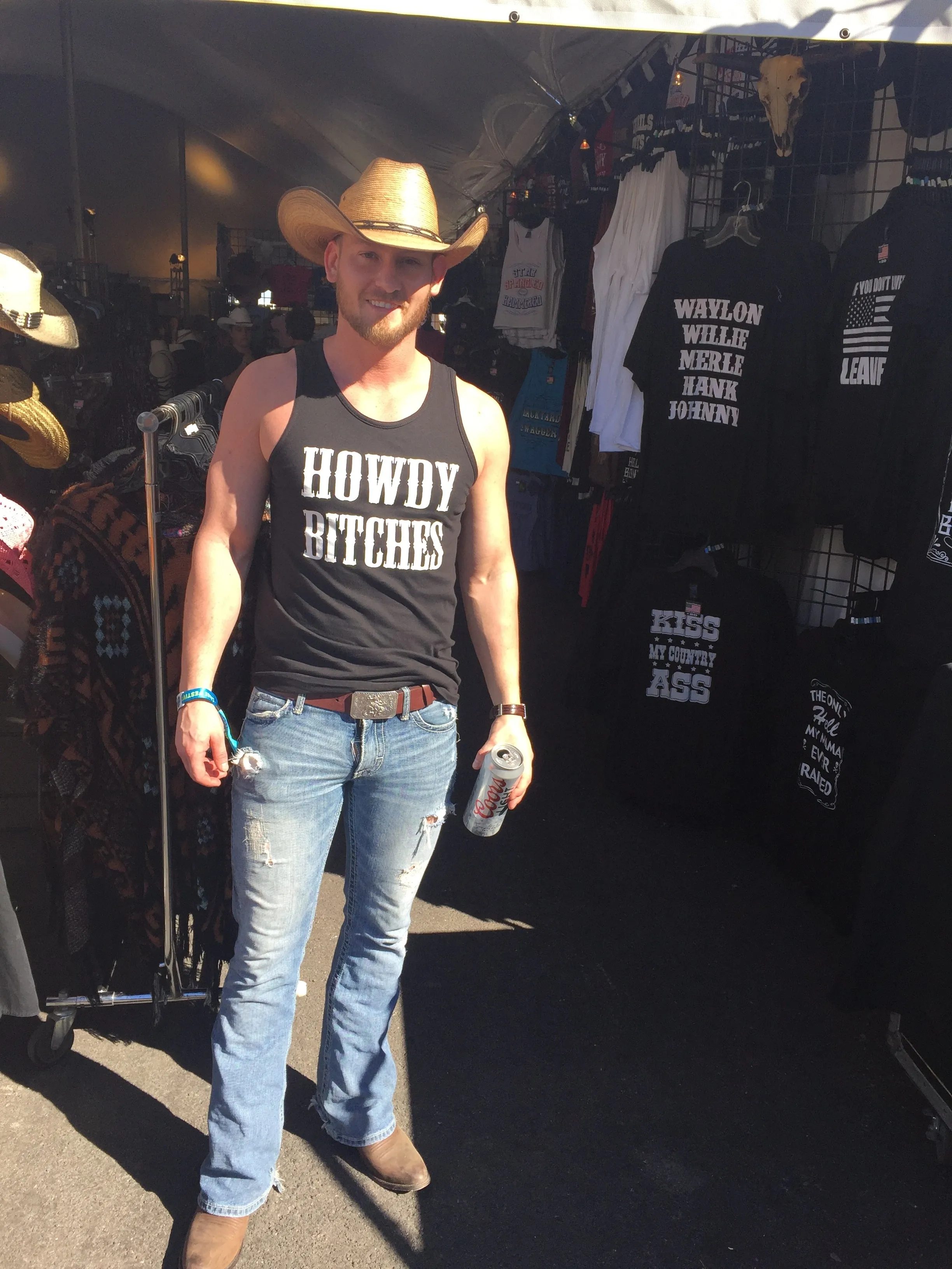 HOWDY BITCHES MEN'S TANK TOP