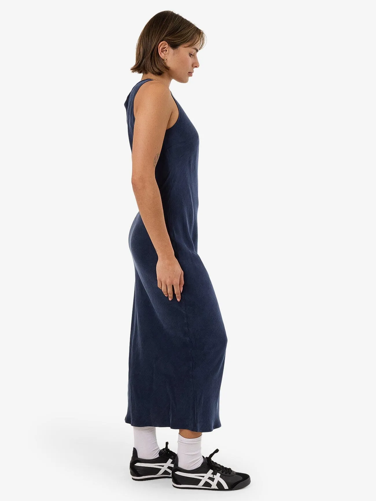 Indigo Slip Dress - Oxford Blue