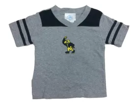 Iowa Hawkeyes Two Feet Ahead YOUTH Retro Logo Short Sleeve T-Shirt 2-4 (XS)