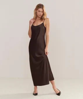 Jenni Kayne - Cleo Slip Dress in Chocolate