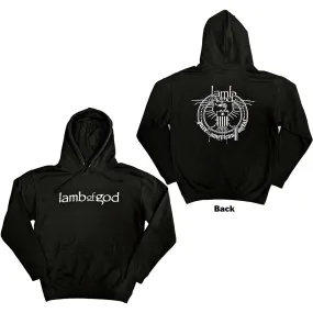 Lamb Of God Unisex Pullover Hoodie: Skeleton Eagle