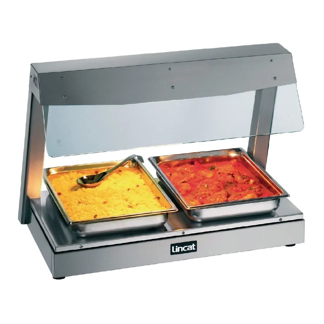 LD2 - Lincat Seal Counter-top Heated Display with Gantry - 2 x 1/1 GN - W 790 mm - 1.5 kW J945