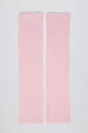 Leg Warmers in Soft Pink