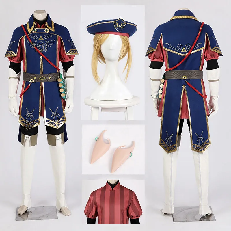 Link Royal Guard Uniform Game Zelda Link Cosplay Costume Halloween Battle Suit