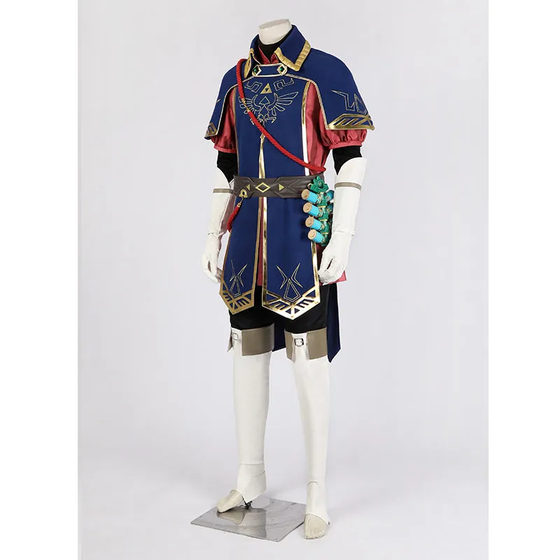 Link Royal Guard Uniform Game Zelda Link Cosplay Costume Halloween Battle Suit