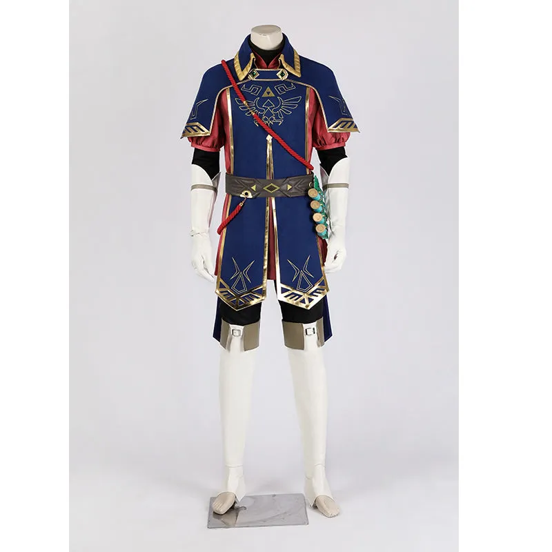 Link Royal Guard Uniform Game Zelda Link Cosplay Costume Halloween Battle Suit