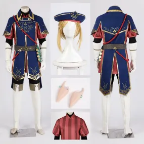 Link Royal Guard Uniform Game Zelda Link Cosplay Costume Halloween Battle Suit