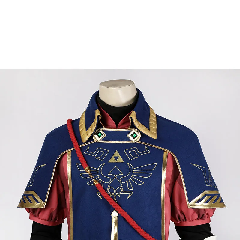 Link Royal Guard Uniform Game Zelda Link Cosplay Costume Halloween Battle Suit