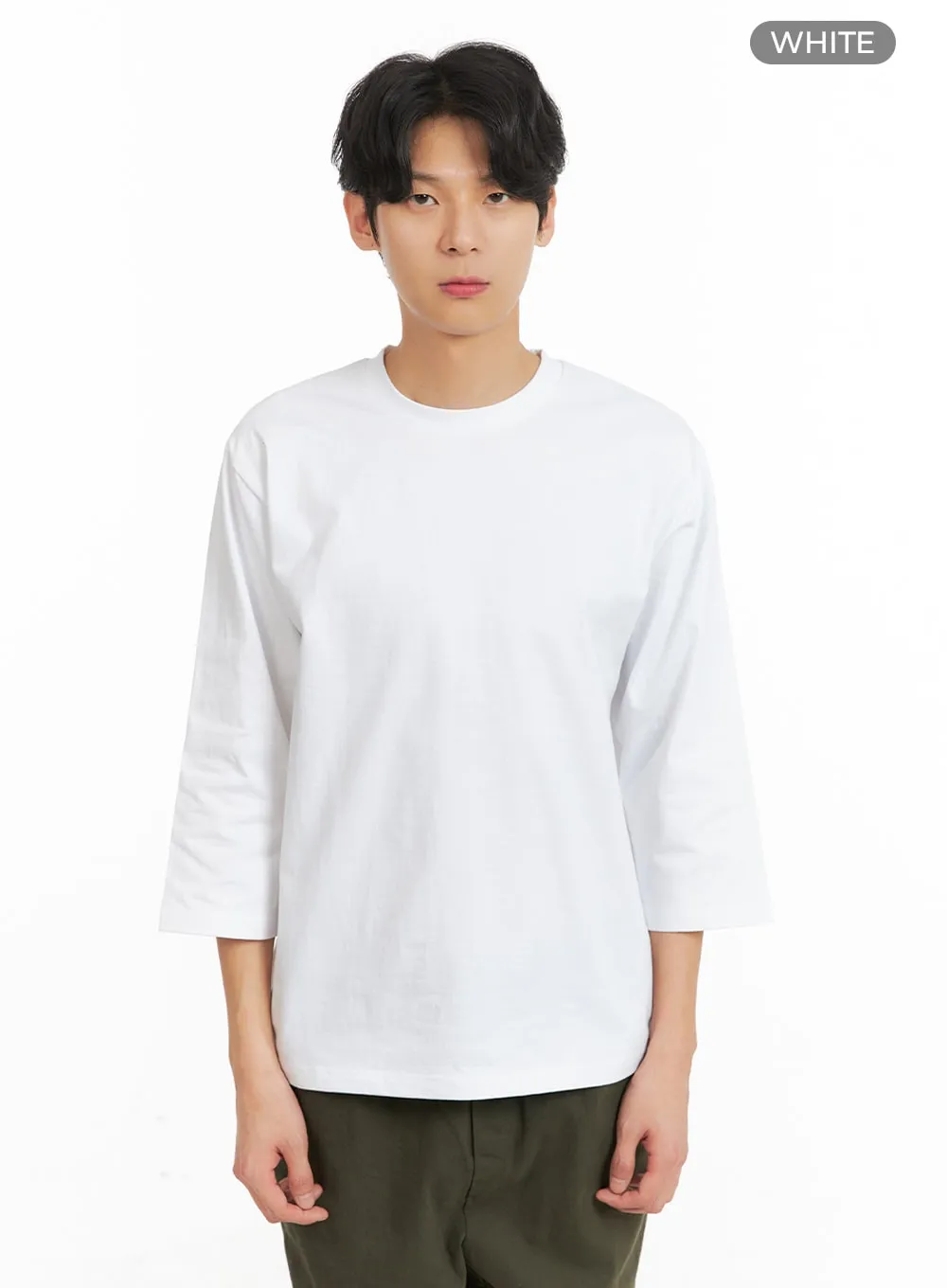 Men's Cotton Classic Round Neck T-Shirt IA401