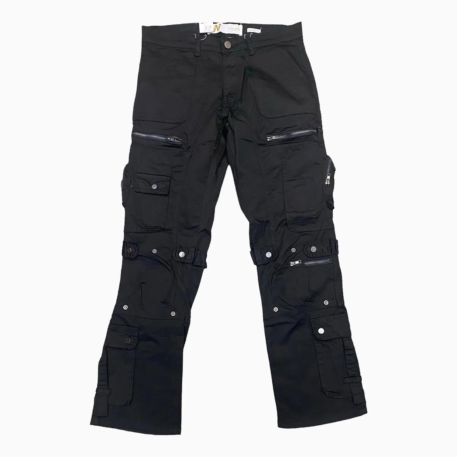 Men's Flare Cargo Jeans Pant