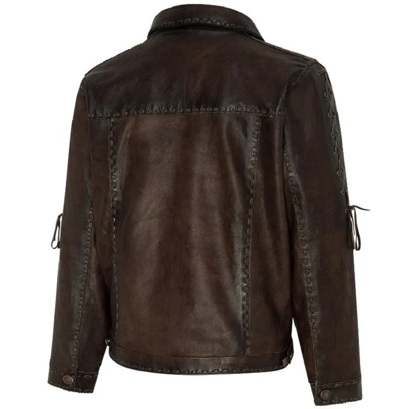 MEN'S LEATHER JACKET ROWDY