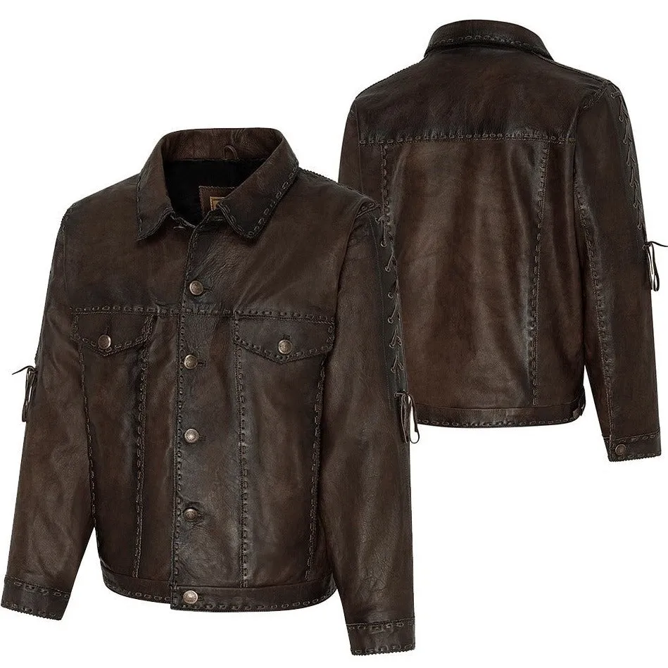 MEN'S LEATHER JACKET ROWDY