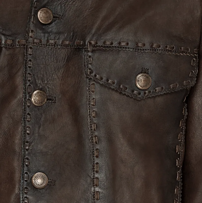 MEN'S LEATHER JACKET ROWDY