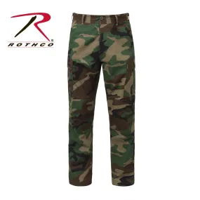 Men's Rip-Stop BDU Pant - Long - Woodland Camo