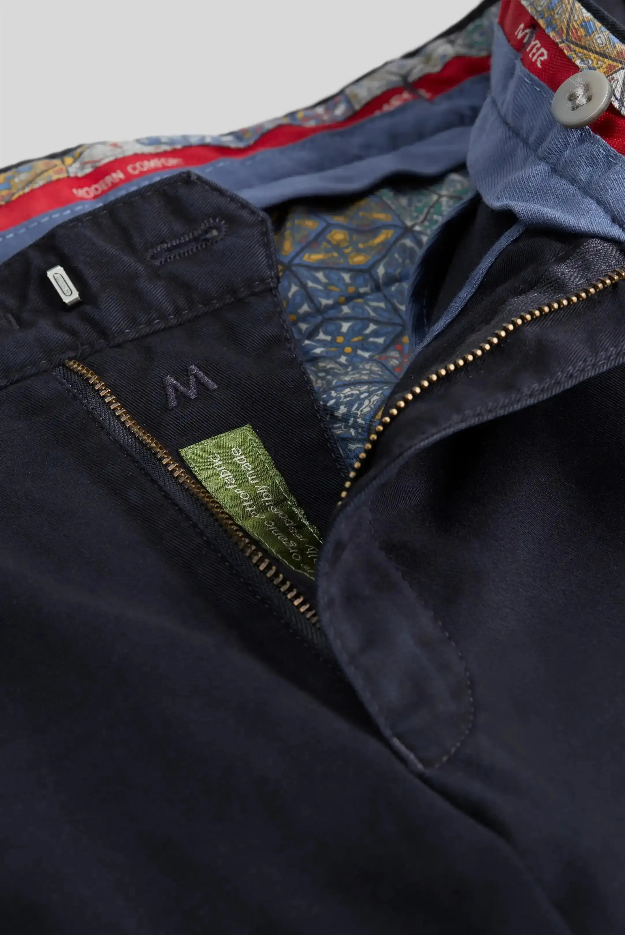 MEYER Roma Trousers - 316 Luxury Cotton Chinos - Navy