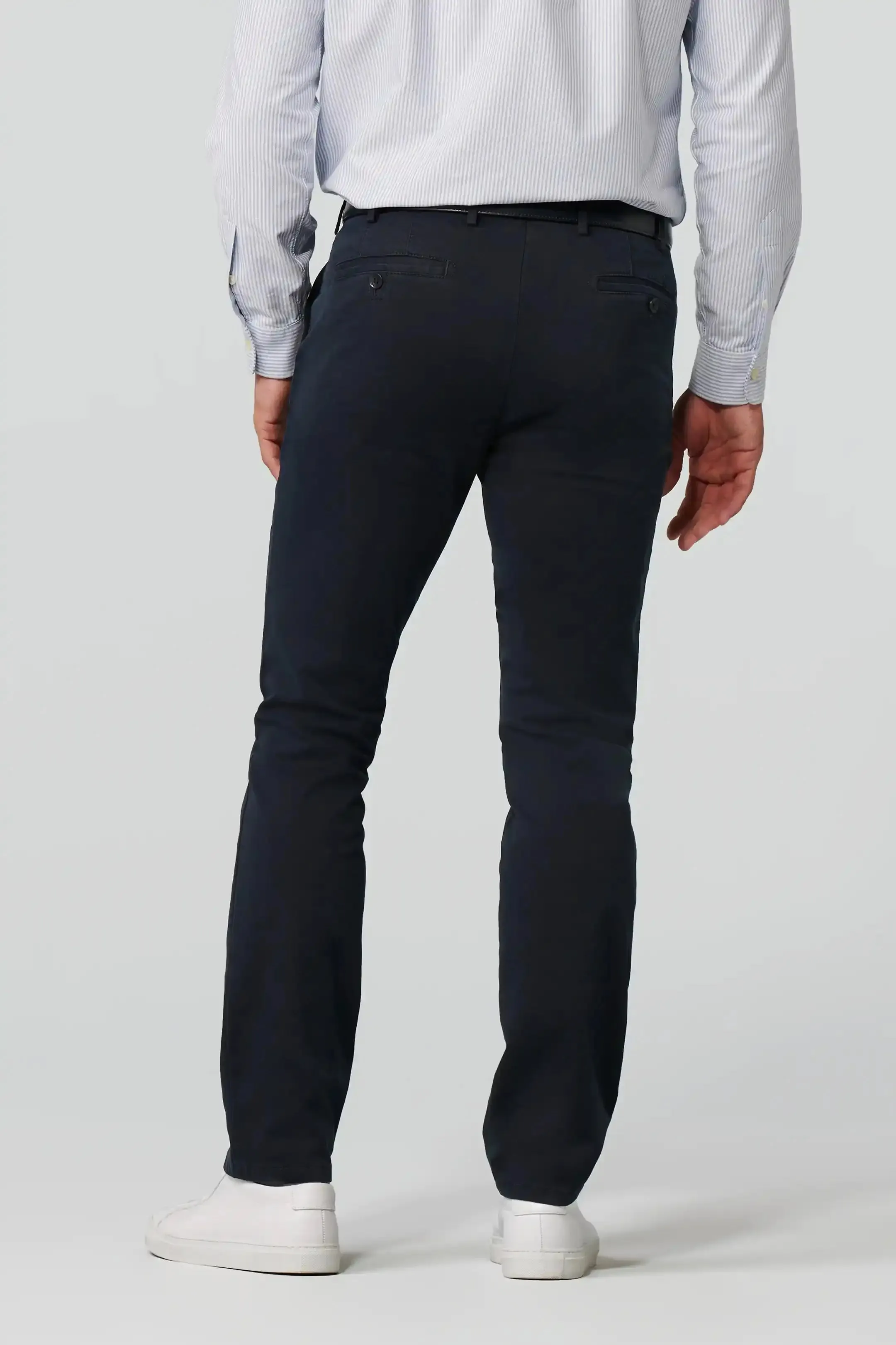 MEYER Roma Trousers - 316 Luxury Cotton Chinos - Navy