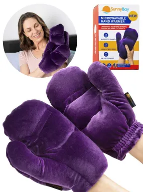 Microwavable Hand Warmers - Purple  Gloves