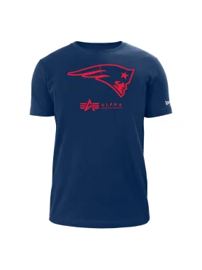 NEW ENGLAND PATRIOTS X ALPHA X NEW ERA T-SHIRT