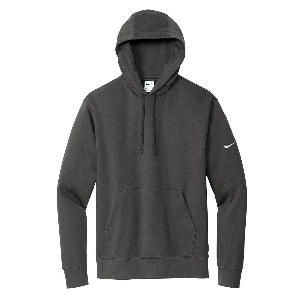 Nike Club Fleece Sleeve Swoosh Pullover Hoodie - Anthracite