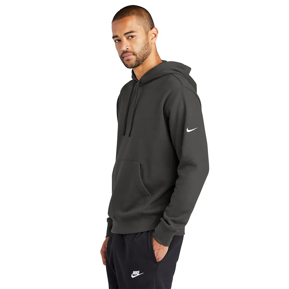 Nike Club Fleece Sleeve Swoosh Pullover Hoodie - Anthracite