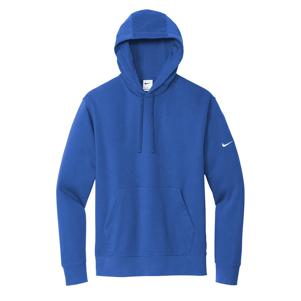 Nike Club Fleece Sleeve Swoosh Pullover Hoodie - Game Royal