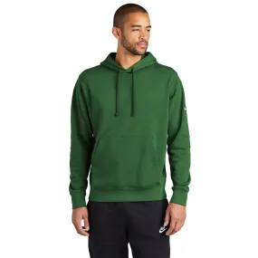 Nike Club Fleece Sleeve Swoosh Pullover Hoodie - George Green