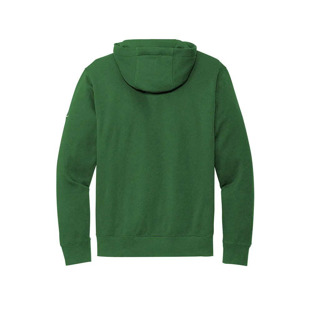 Nike Club Fleece Sleeve Swoosh Pullover Hoodie - George Green