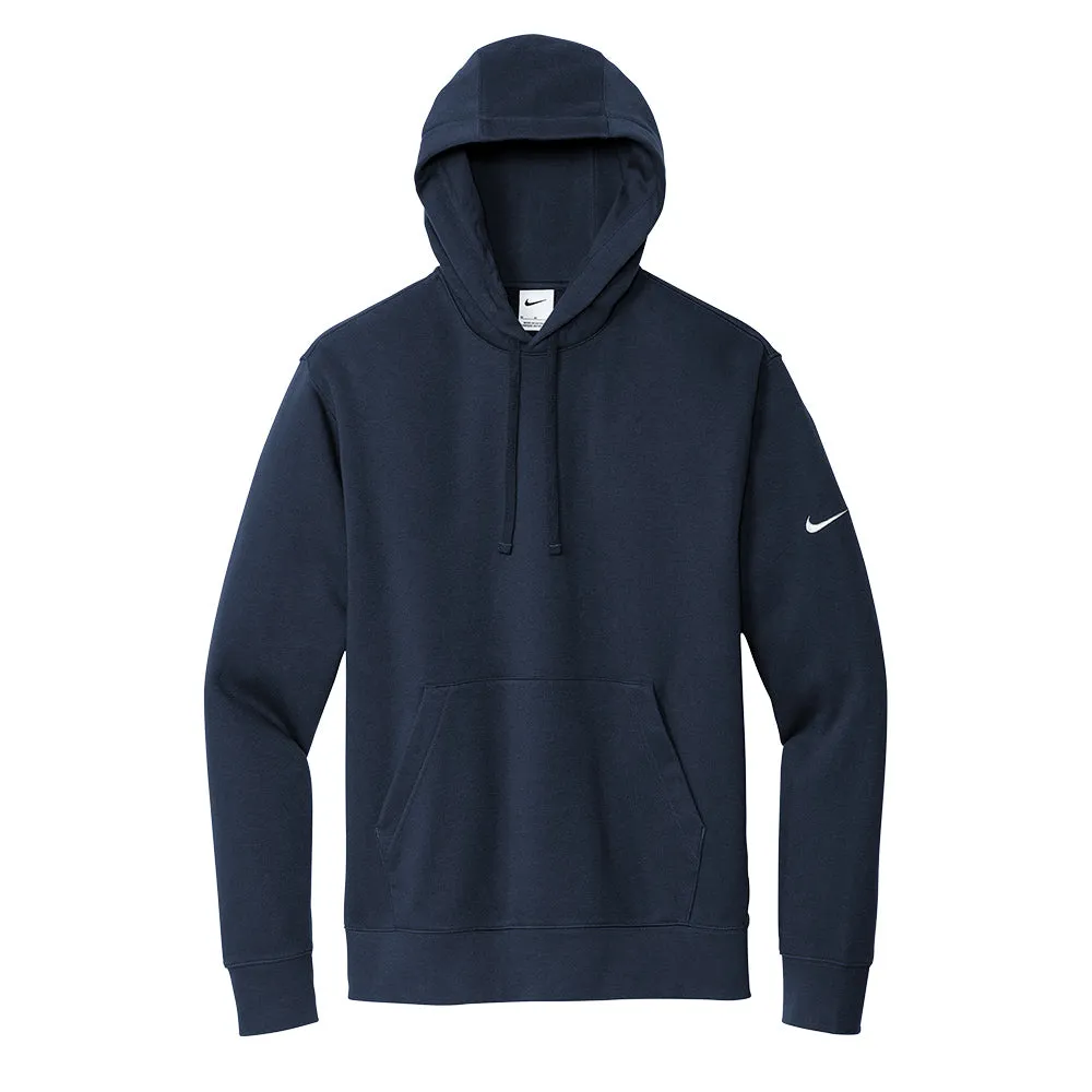 Nike Club Fleece Sleeve Swoosh Pullover Hoodie - Midnight Navy