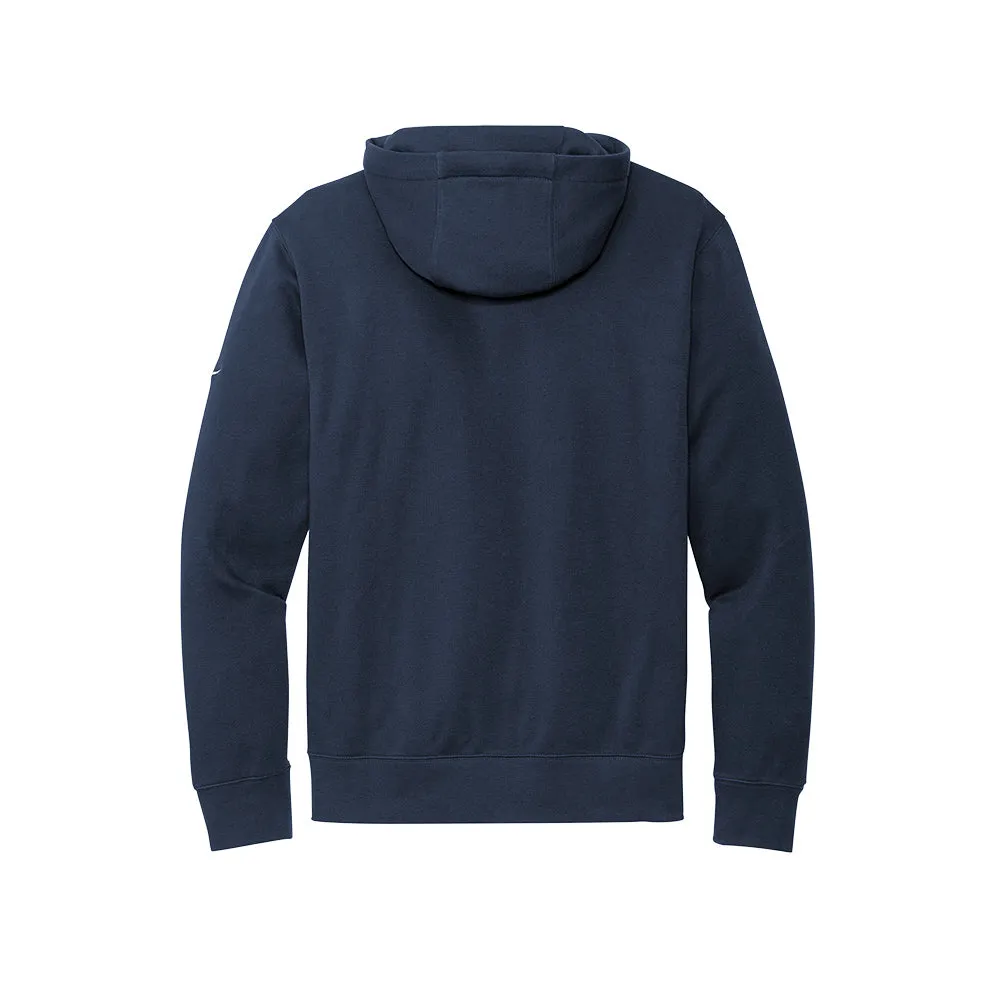 Nike Club Fleece Sleeve Swoosh Pullover Hoodie - Midnight Navy