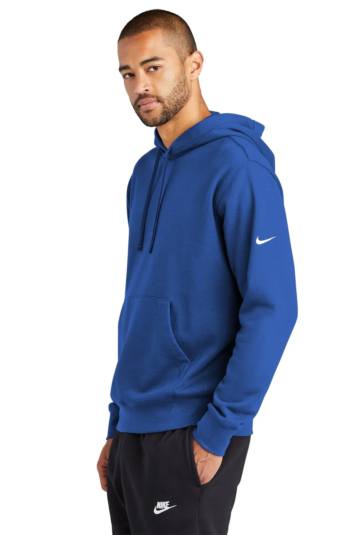 Nike Club Swoosh Customized Hoodies, Game Royal