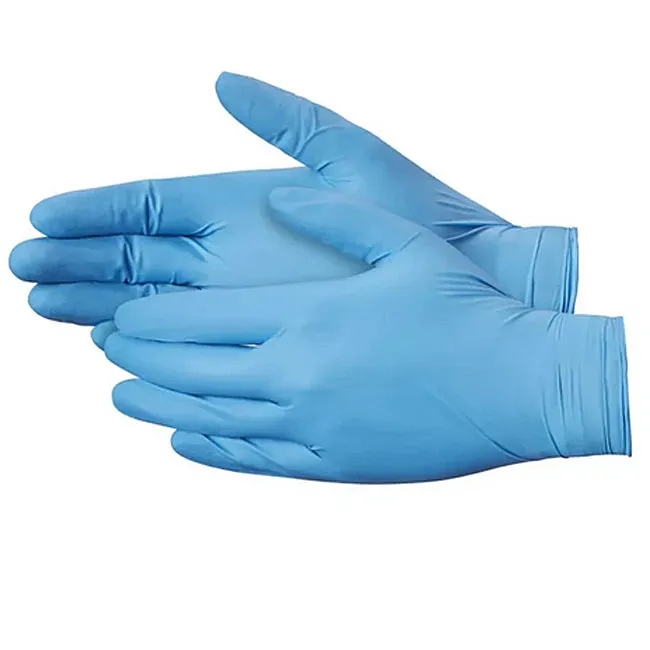 Nitrile Powder Free Examination Gloves Blue Color, 100/Box