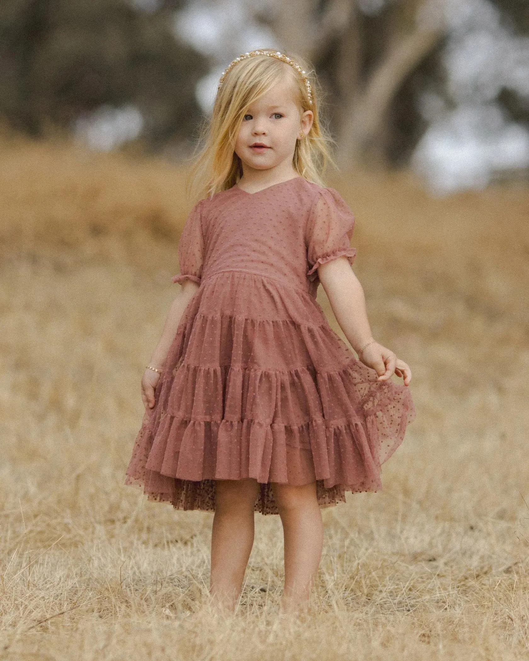 Nora Lee Dottie Dress - Poppy