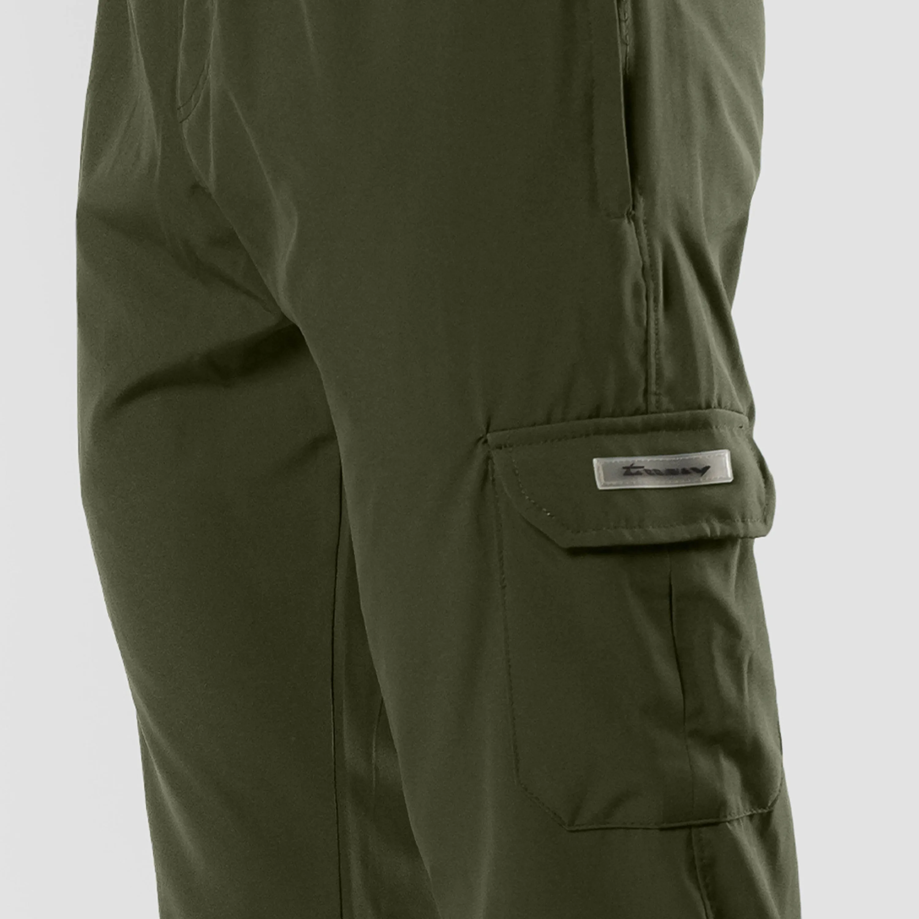 OLIVE CARGO FLEX PANTS