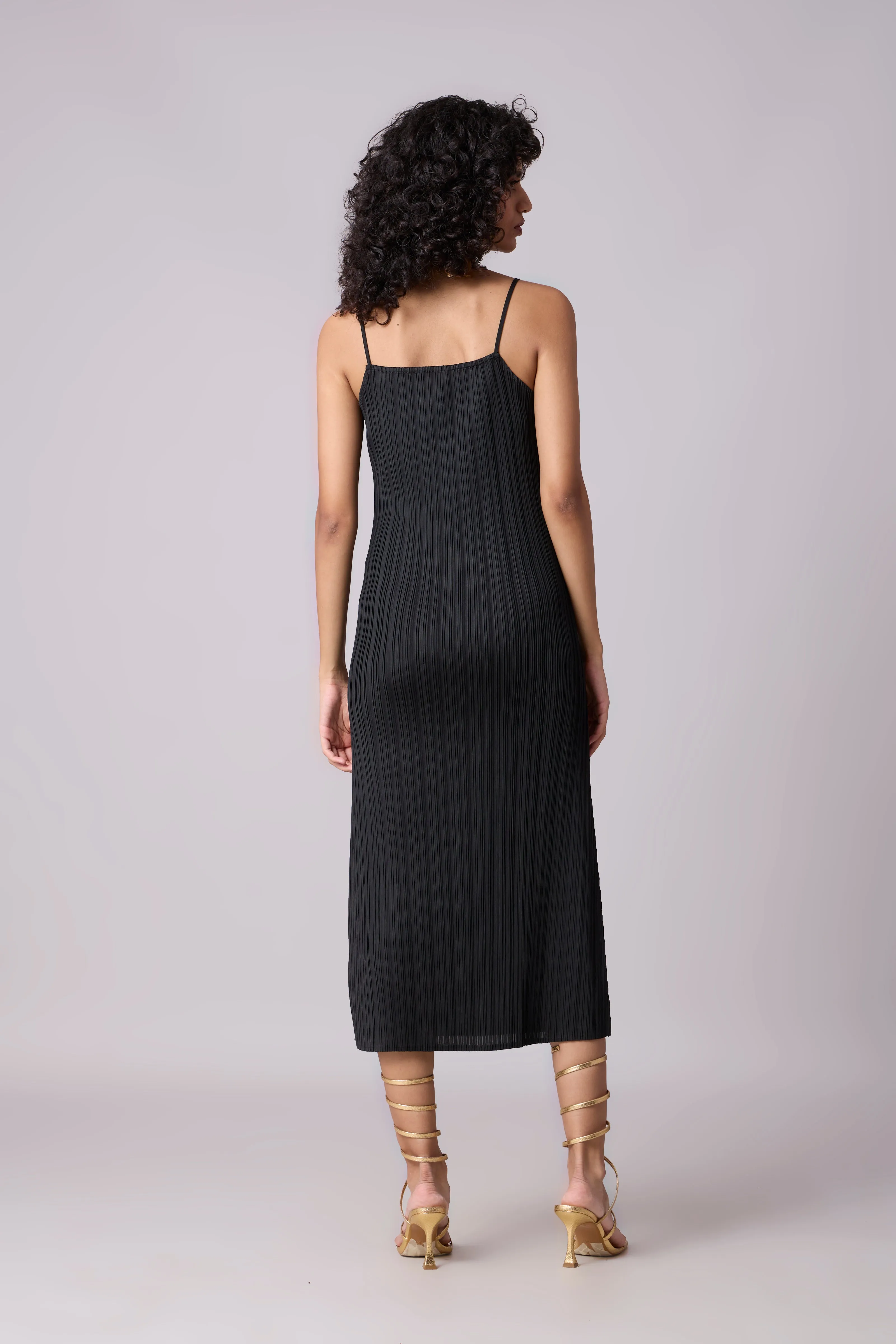 Olivia Slip Dress - Black