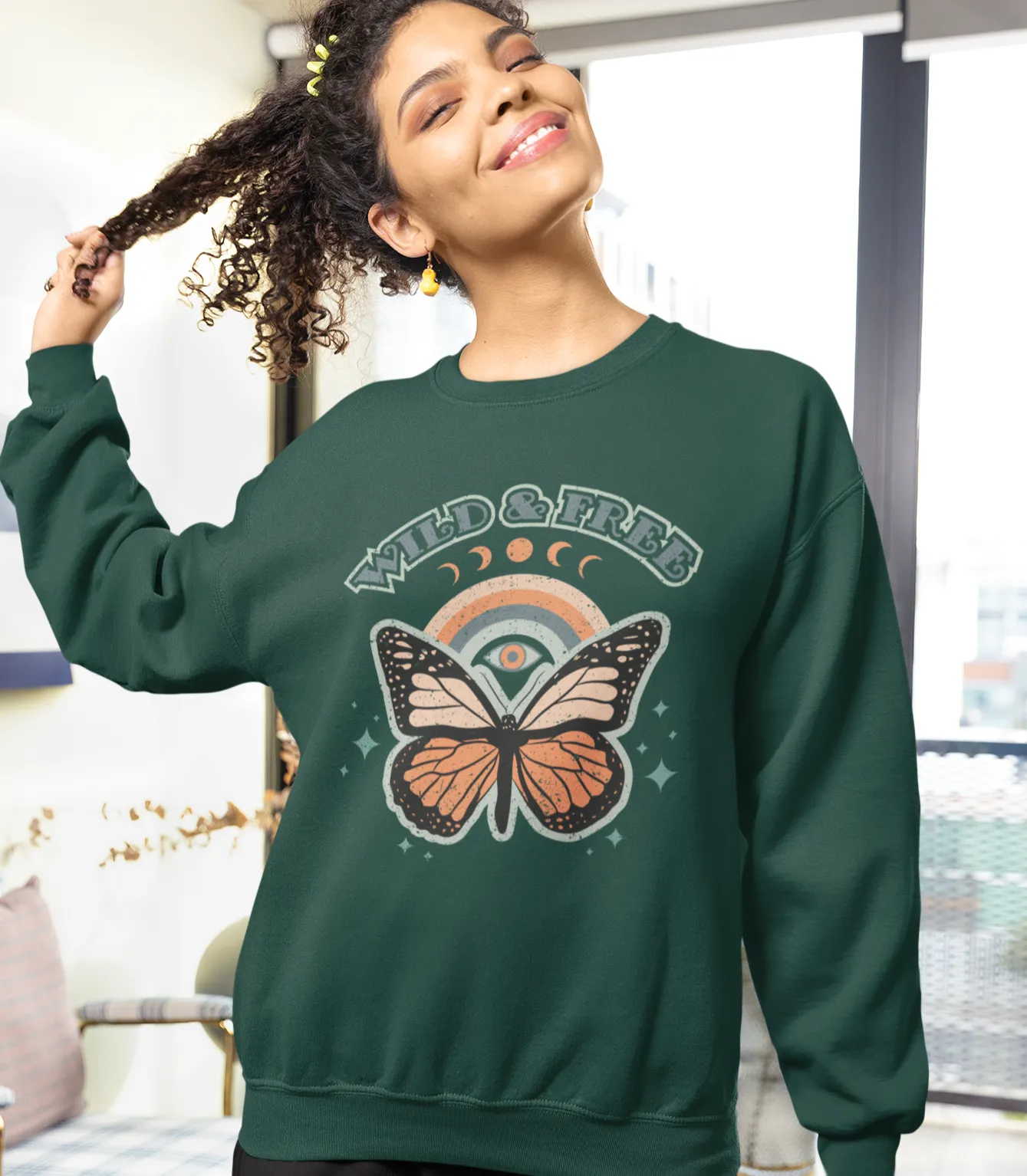 Organic Sweatshirt | Wild and Free